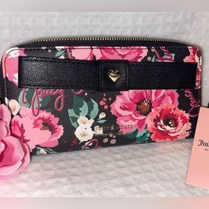 NEW Juicy Couture Floral Wallet/Billfold